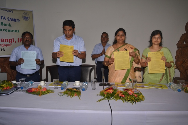Collector, Jagatsinghpur inaugurating Tailoring Programme under CSR